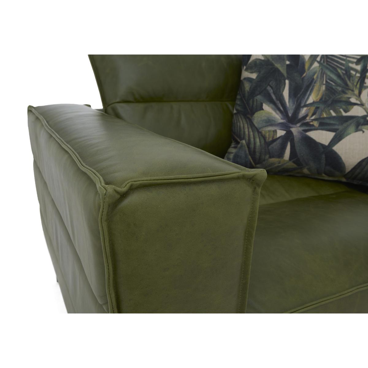 Alexander and James - Boutique Jade Leather Right Hand Facing Chaise End Sofa - Kodak Clove – image 2