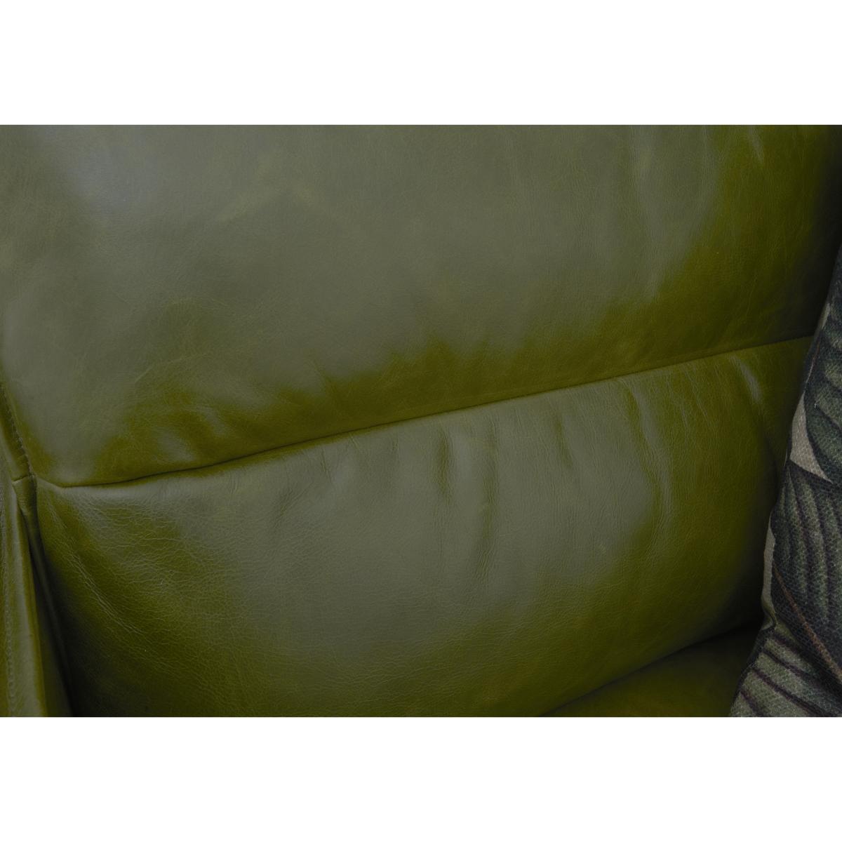 Alexander and James - Boutique Jade Leather Right Hand Facing Chaise End Sofa - Kodak Clove – image 3