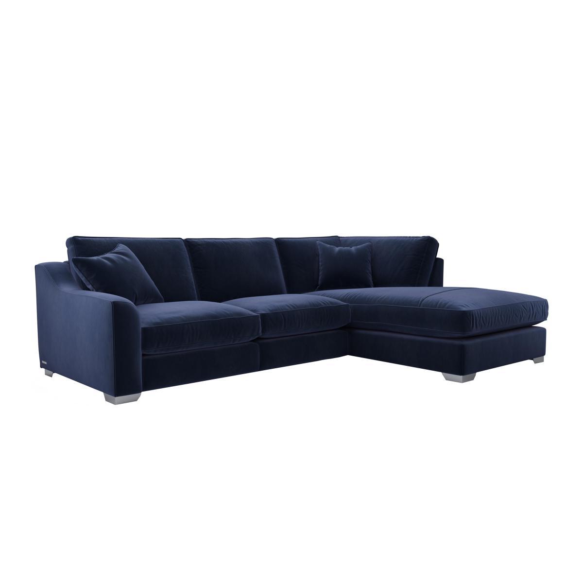 The Lounge Co. - Isobel Fabric Corner Sofa with Chaise End - Grey – image 4