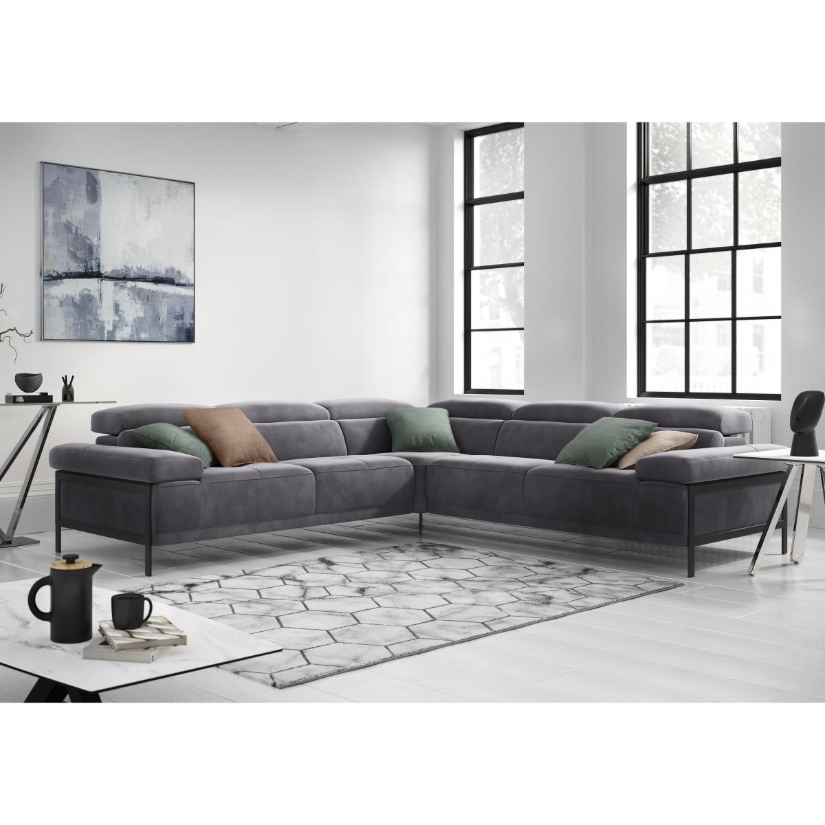 Nicoletti - Theron Large Fabric Corner Sofa – image 2