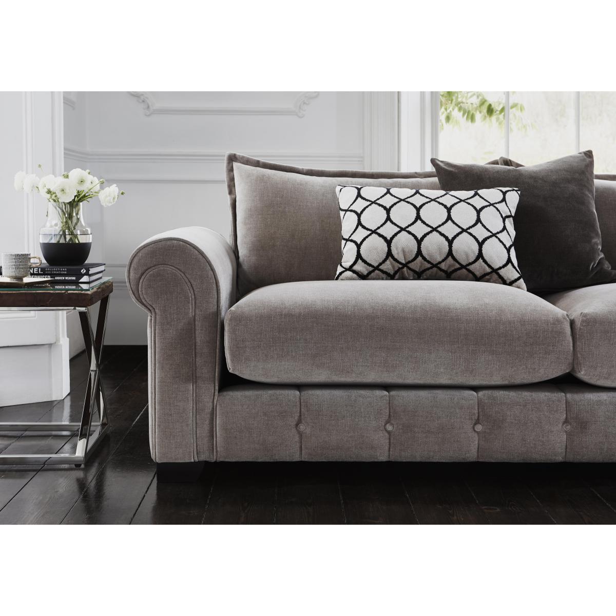 Alexander and James - Sumptuous Medium Fabric Right Hand Facing Corner Sofa - Chamonix Wicker – image 3