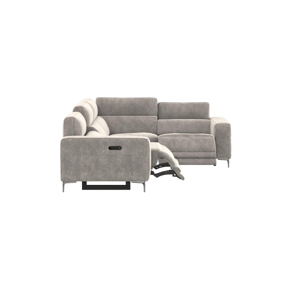 Adama Fabric Corner Sofa - Brown – image 3