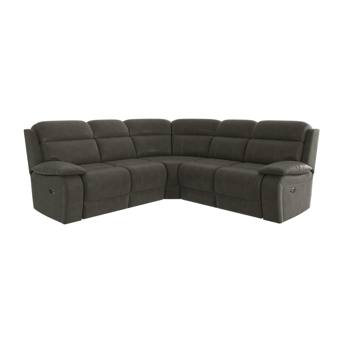 Moreno Fabric Corner Sofa - R16 Charcoal – image 1