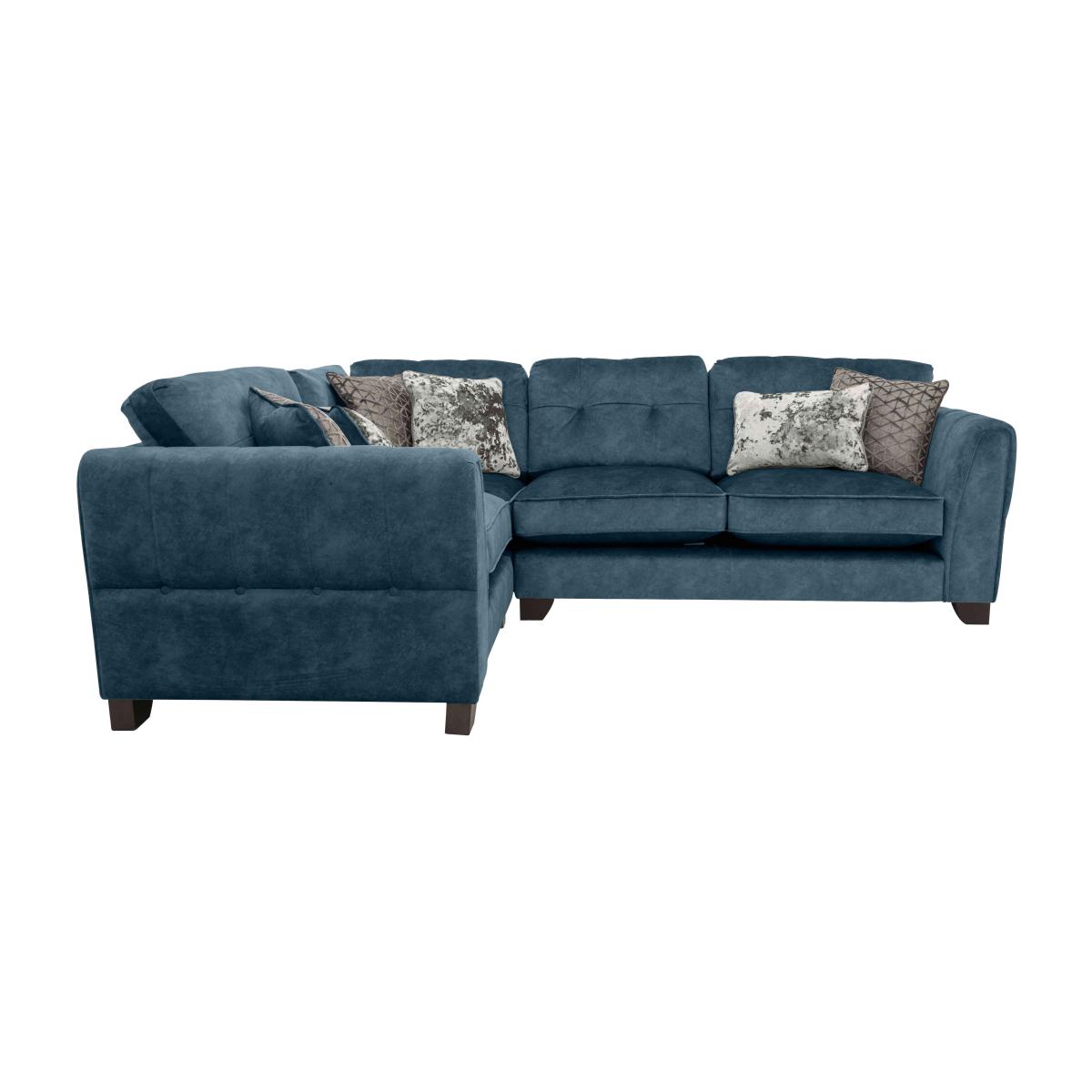 Ariana Small Fabric Classic Back Left Hand Facing Corner Sofa - Dapple Ocean – image 1