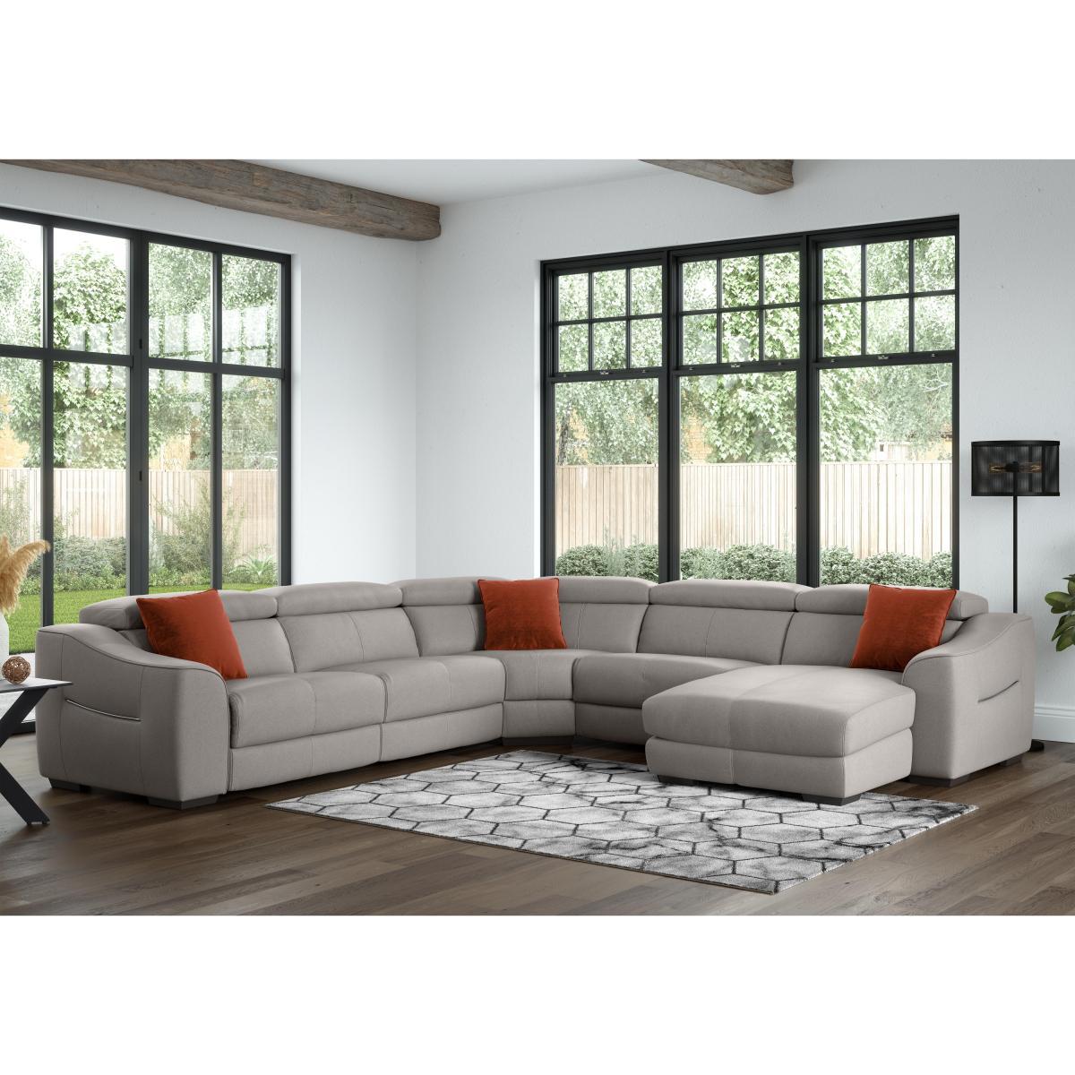 Elixir Fabric Power Recliner Corner Sofa – image 2