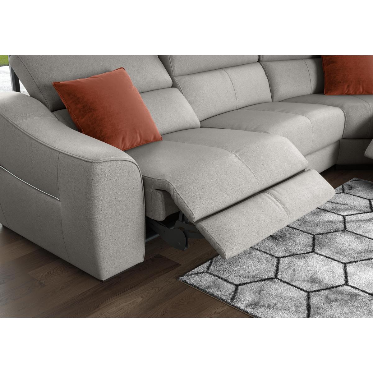 Elixir Fabric Power Recliner Corner Sofa – image 6