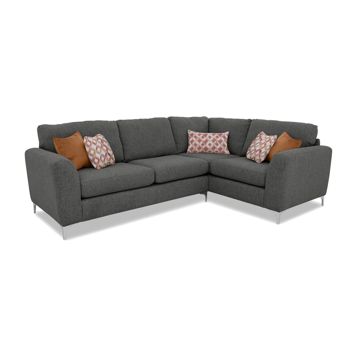Pippa Fabric Small Right Hand Facing Corner Sofa - Maestro Spice – image 1