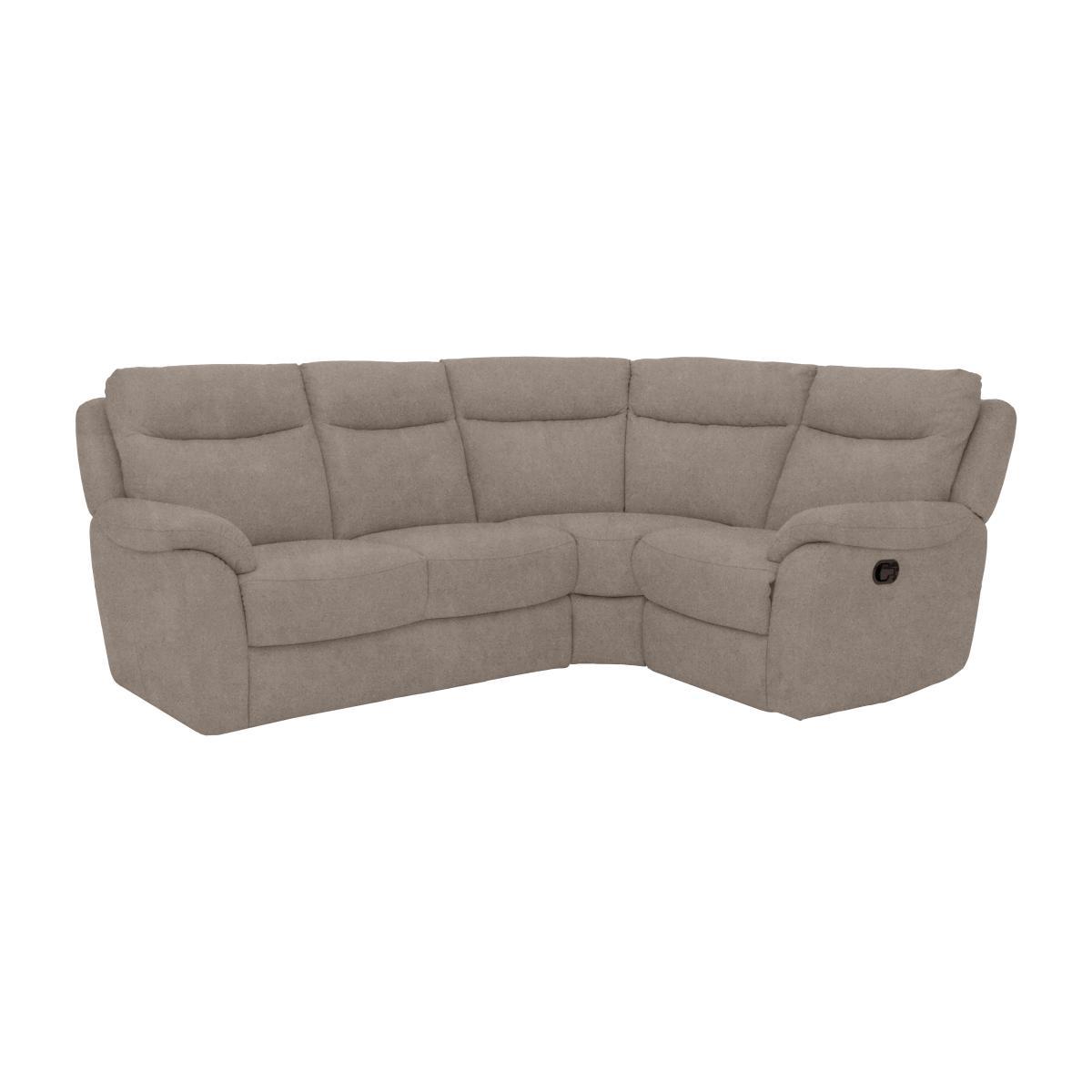 Snug Compact Fabric Power Recliner Corner Sofa – image 1