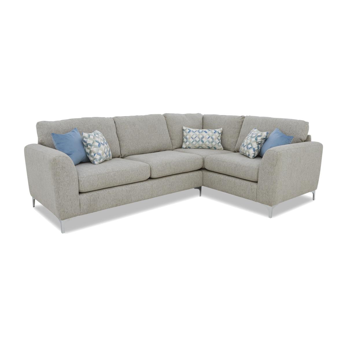 Pippa Fabric Small Right Hand Facing Corner Sofa - Dijon Sea Ch Ft – image 1