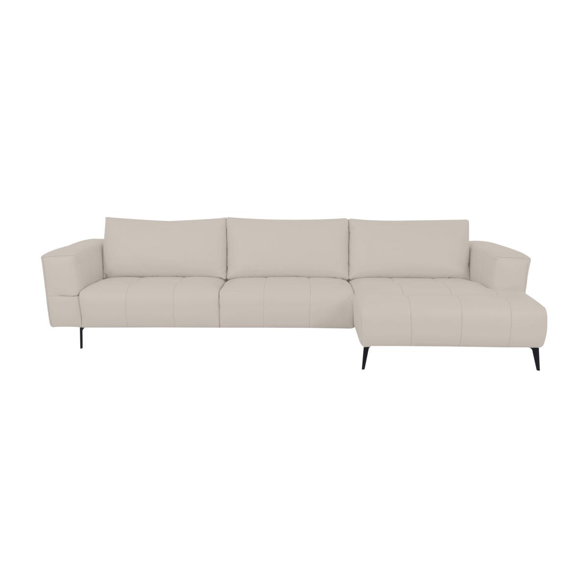 Domicil - Lawson Leather Right Hand Facing Chaise End Sofa - NP Frost – image 1