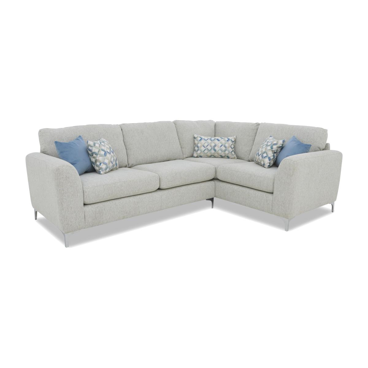 Pippa Fabric Small Right Hand Facing Corner Sofa - Spring Sea/Sky Ch Ft – image 1