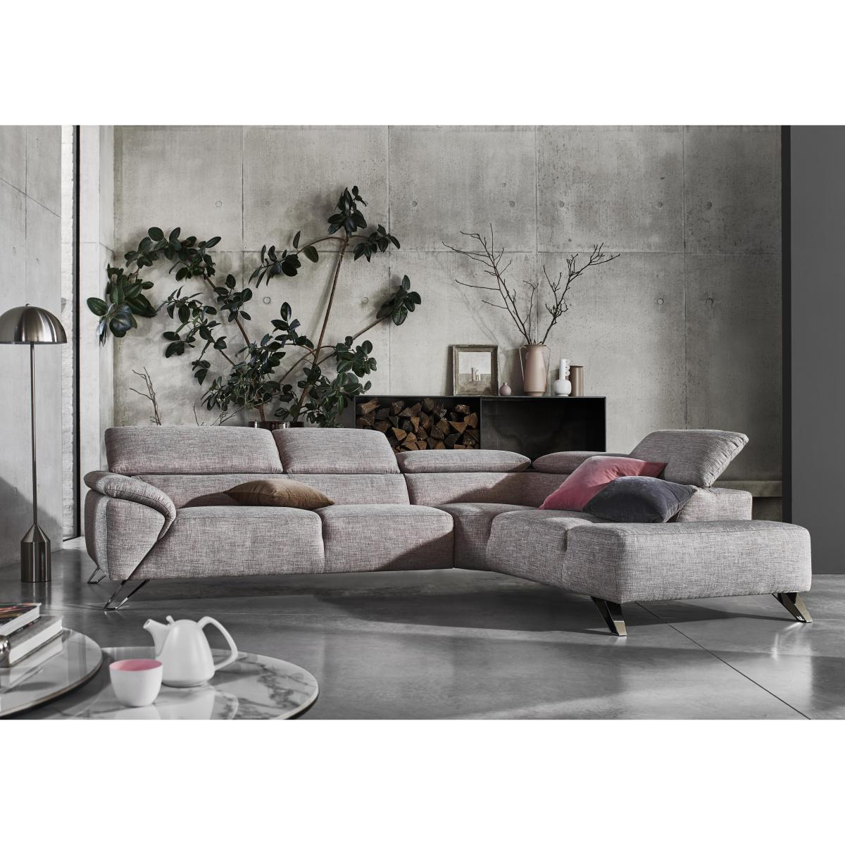 Nicoletti - Tesla Fabric Chaise Sofa - Beige – image 2