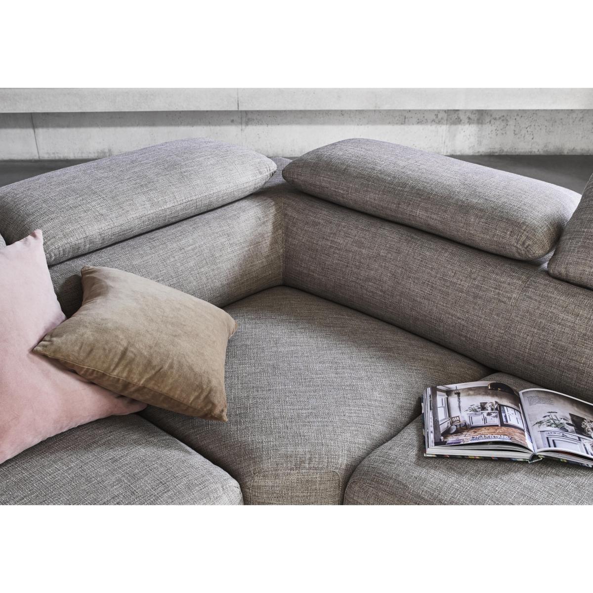 Nicoletti - Tesla Fabric Chaise Sofa - Beige – image 6