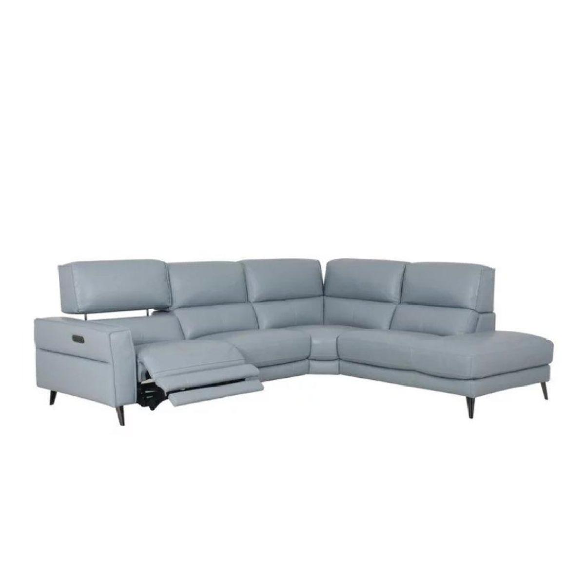 Axel Leather Chaise End Power Recliner Sofa – image 4