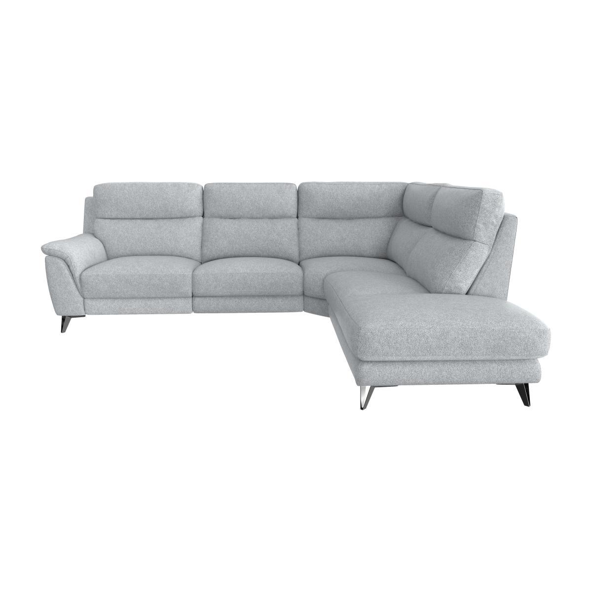 Contempo 3 Seater Chaise End Fabric Power Recliner Sofa