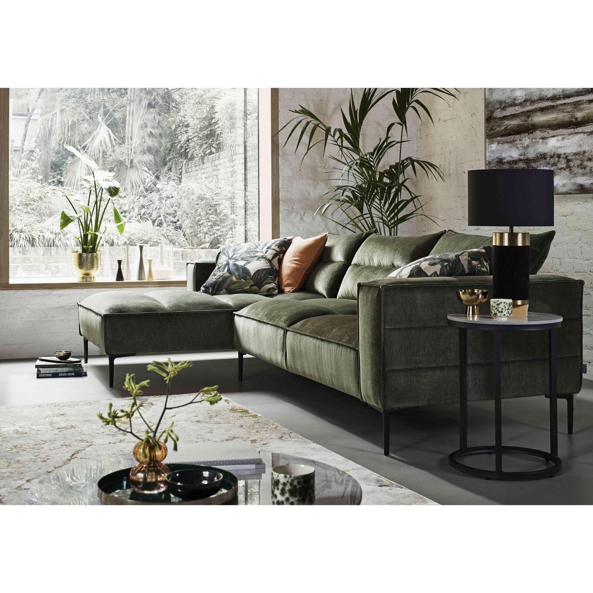 Alexander and James - Boutique Jade Fabric Left Hand Facing Chaise End Sofa - Berlin Brick – image 3
