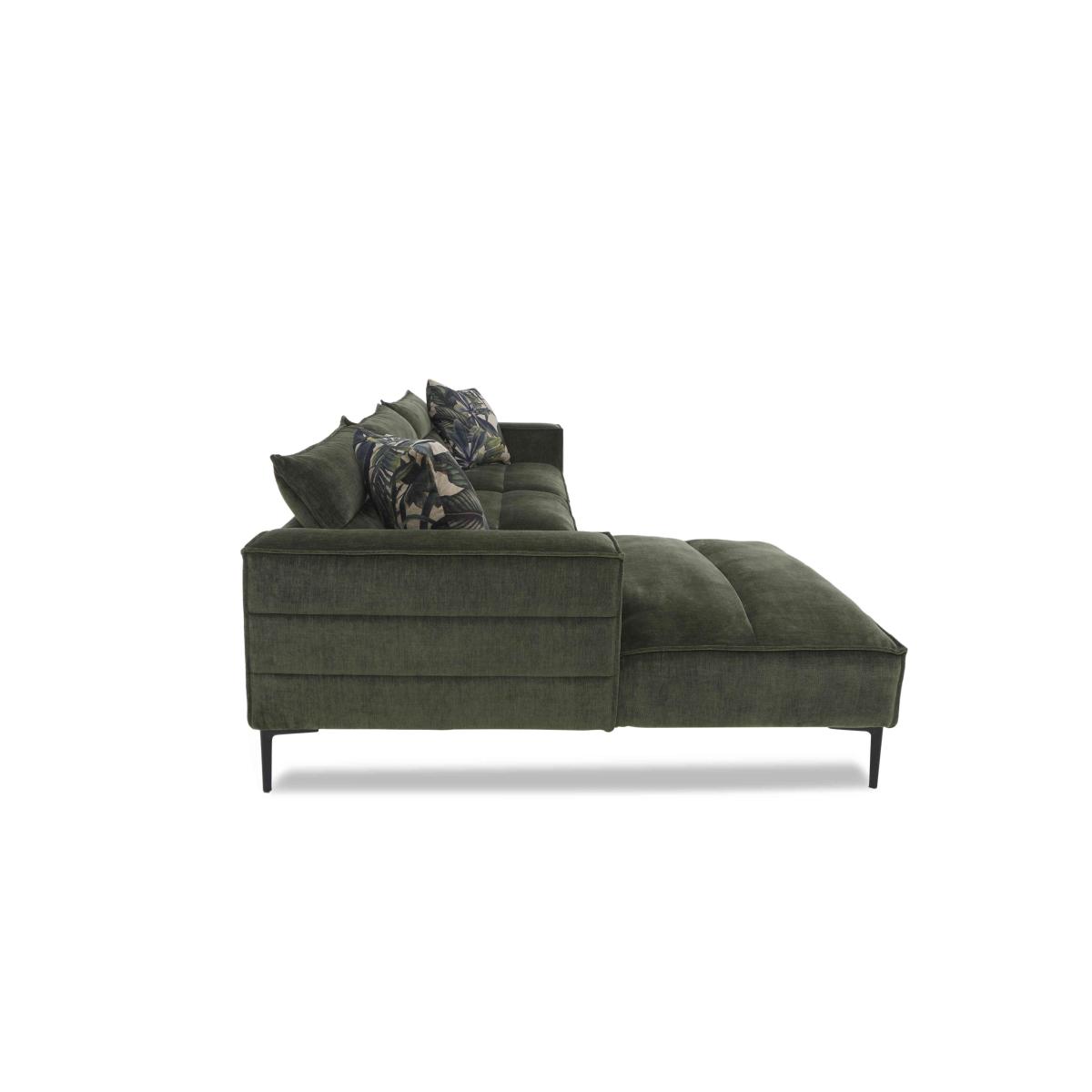 Alexander and James - Boutique Jade Fabric Left Hand Facing Chaise End Sofa - Berlin Brick – image 9