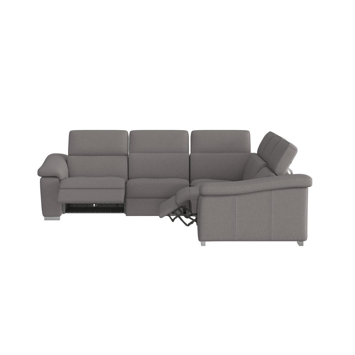 Nicoletti - Galileo Fabric Large Corner Power Recliner Sofa – image 2