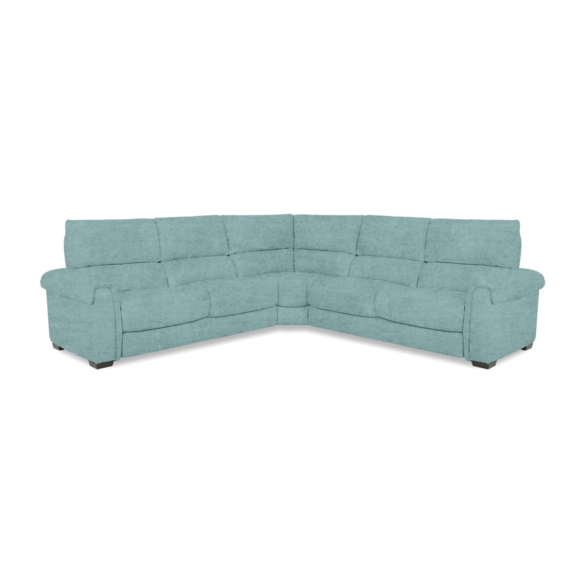 Nixon Fabric Large Corner Sofa - Baby Blue – image 1