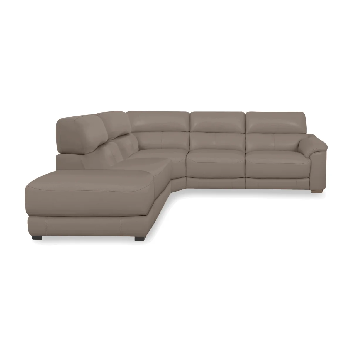 World of Leather - Nova Leather Power Recliner Storage Chaise End Corner Sofa with Power Headrests - Sofas and Armchairs – image 1