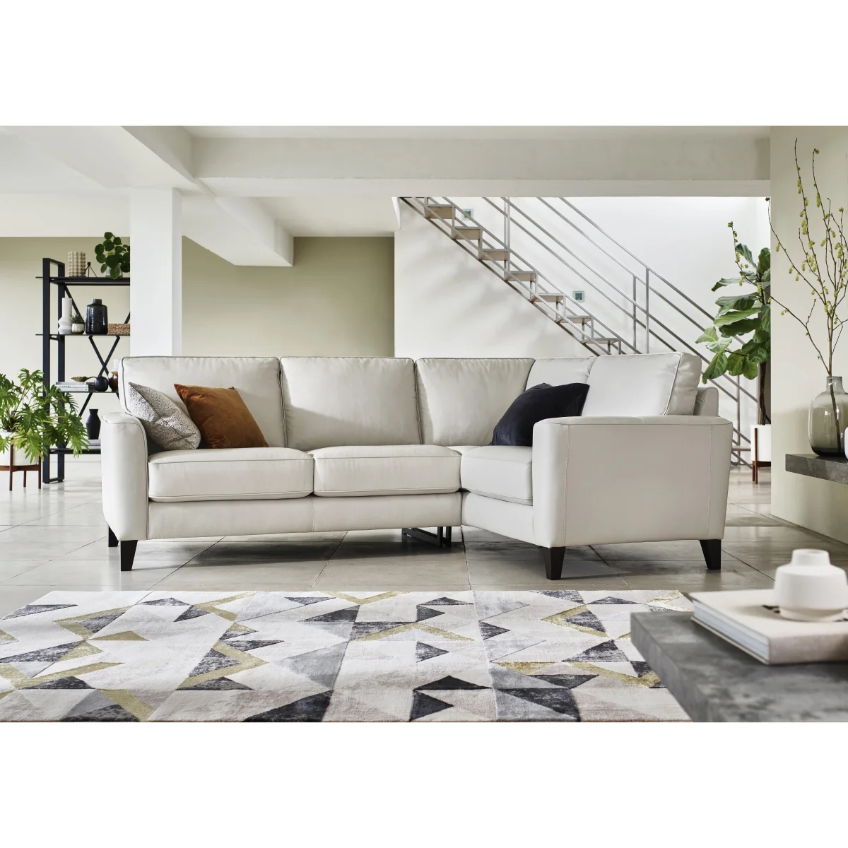 World of Leather - Brondby Small BV NC Leather Right Hand Facing Corner Sofa – image 2