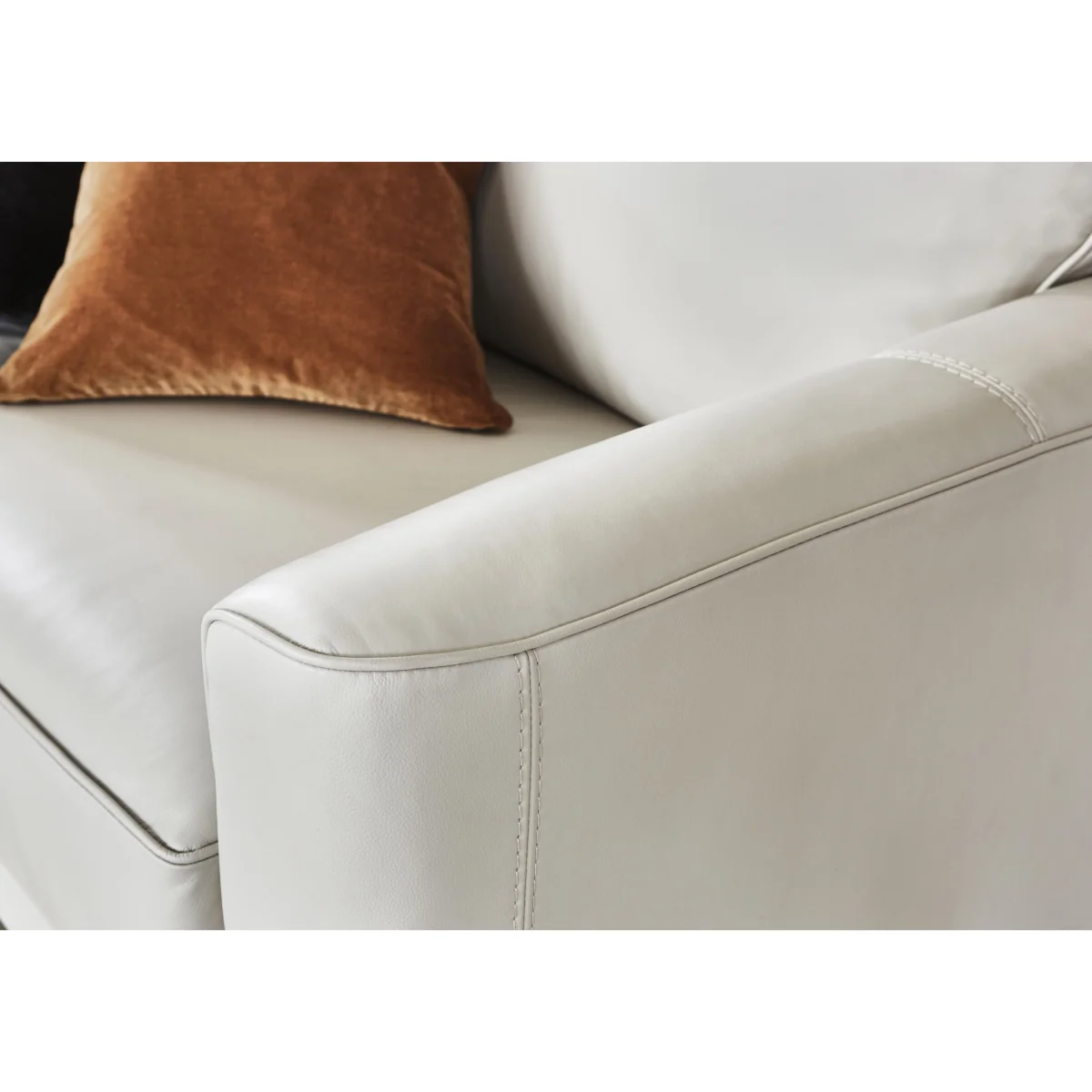 World of Leather - Brondby Small BV NC Leather Right Hand Facing Corner Sofa – image 4