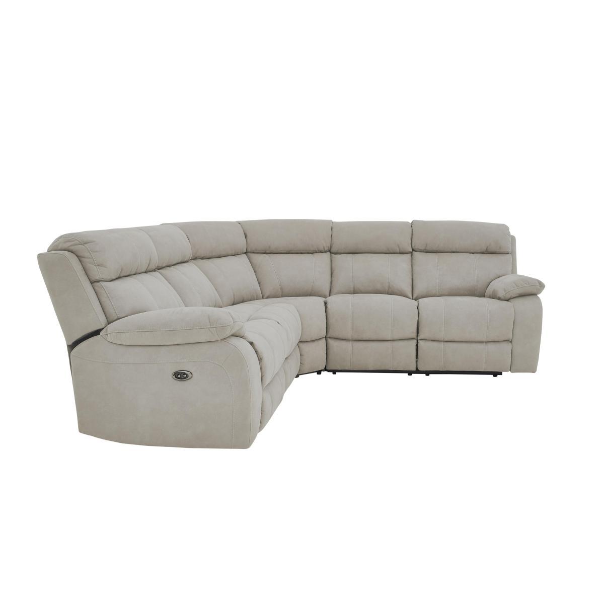 Moreno SD Ultra Soft Fabric Manual Recliner Sofa – image 4