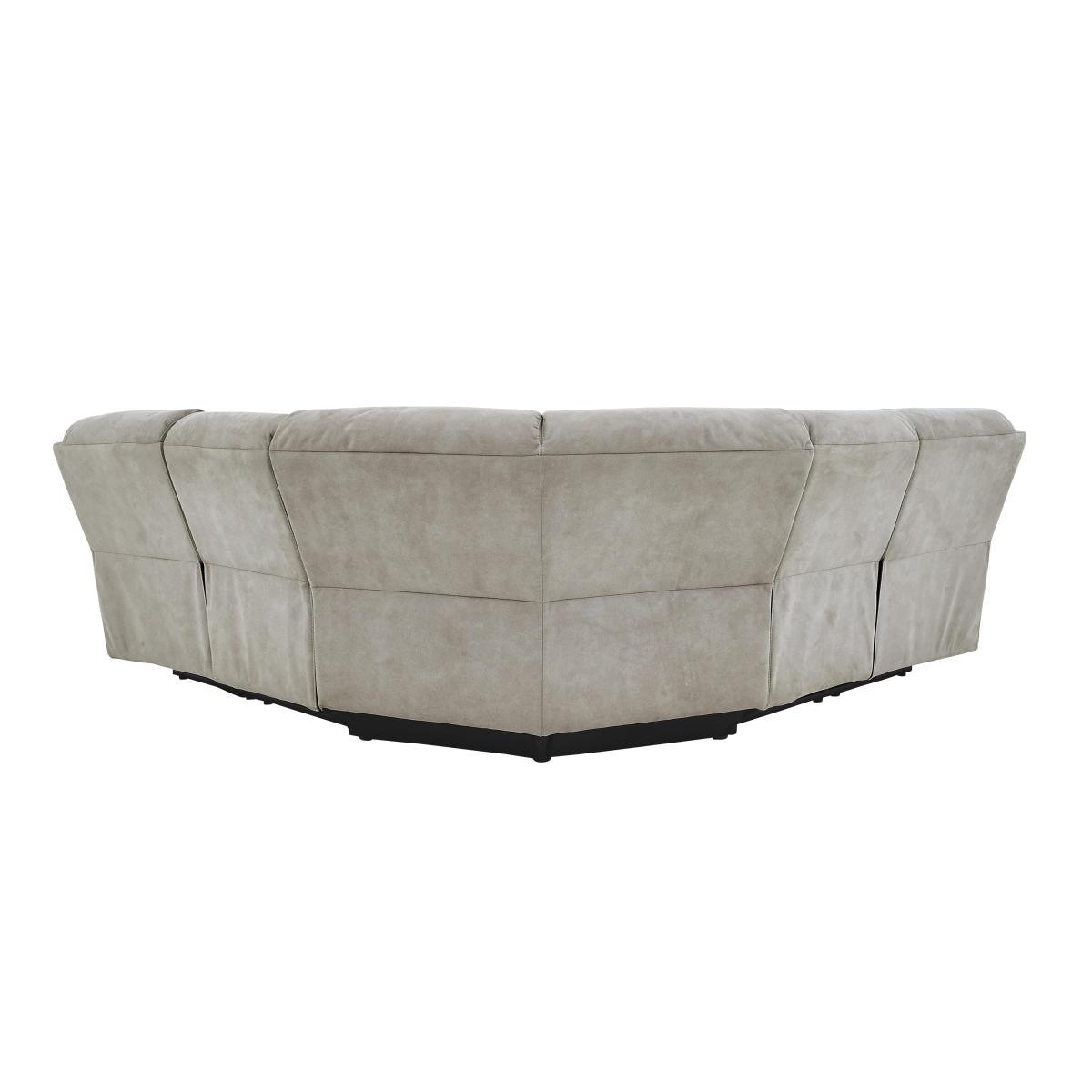 Moreno SD Ultra Soft Fabric Manual Recliner Sofa – image 5