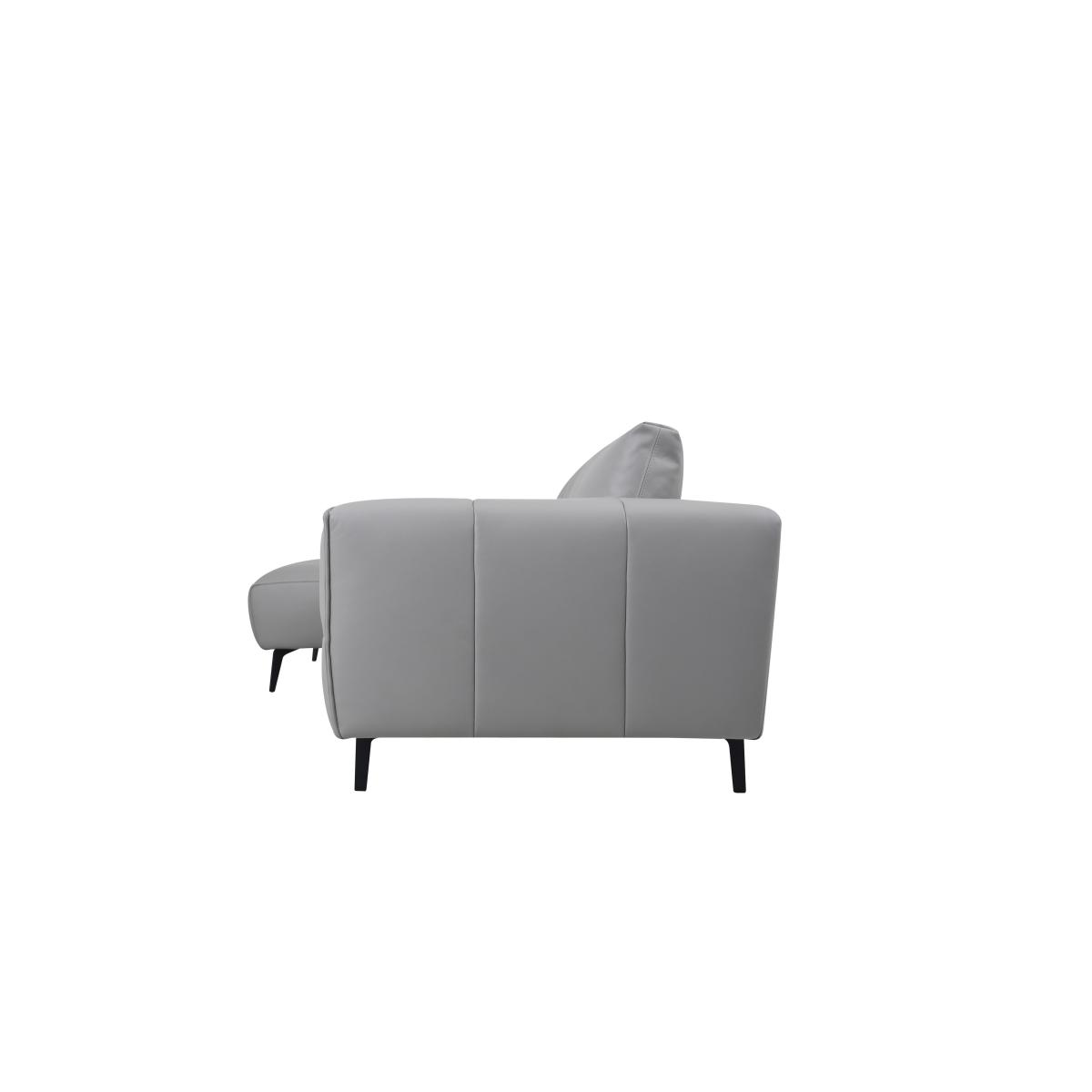 Domicil - Lawson Leather Right Hand Facing Chaise End Sofa - NN Cacao Brown – image 7
