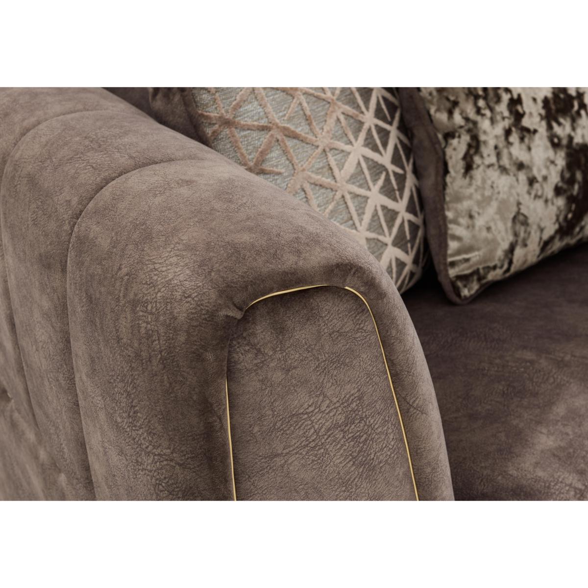 Ariana Large Fabric Classic Back Corner Sofa – image 3
