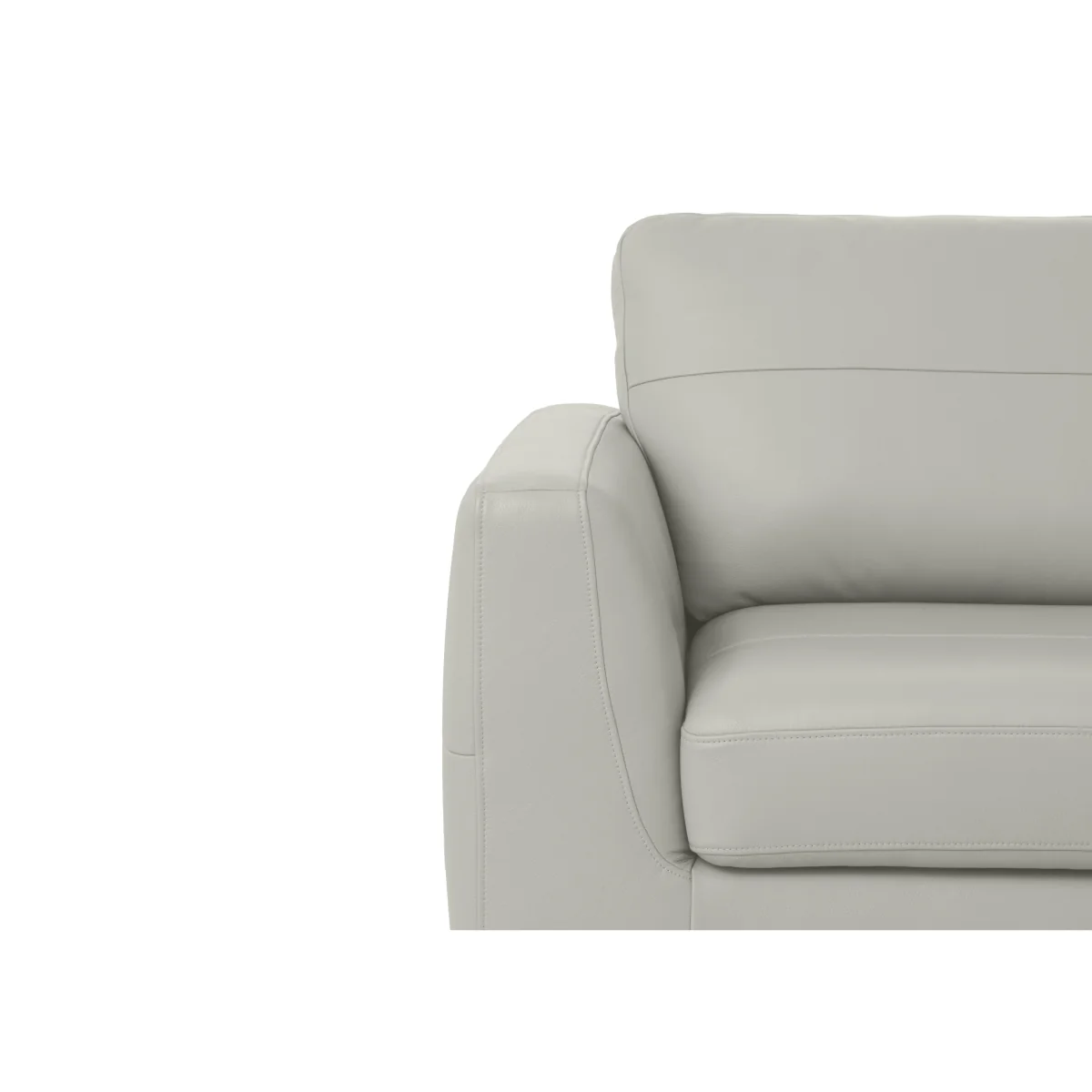 Dinky Leather Right Hand Facing Corner Sofa with Storage Chaise End - Storm Cat - Sofas and Armchairs - In Time for Christmas – image 3
