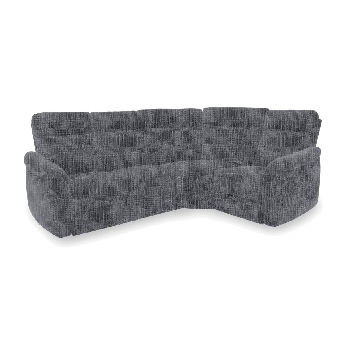 Dublin Fabric Right Hand Facing Corner Sofa - Halifax Gunmetal – image 1