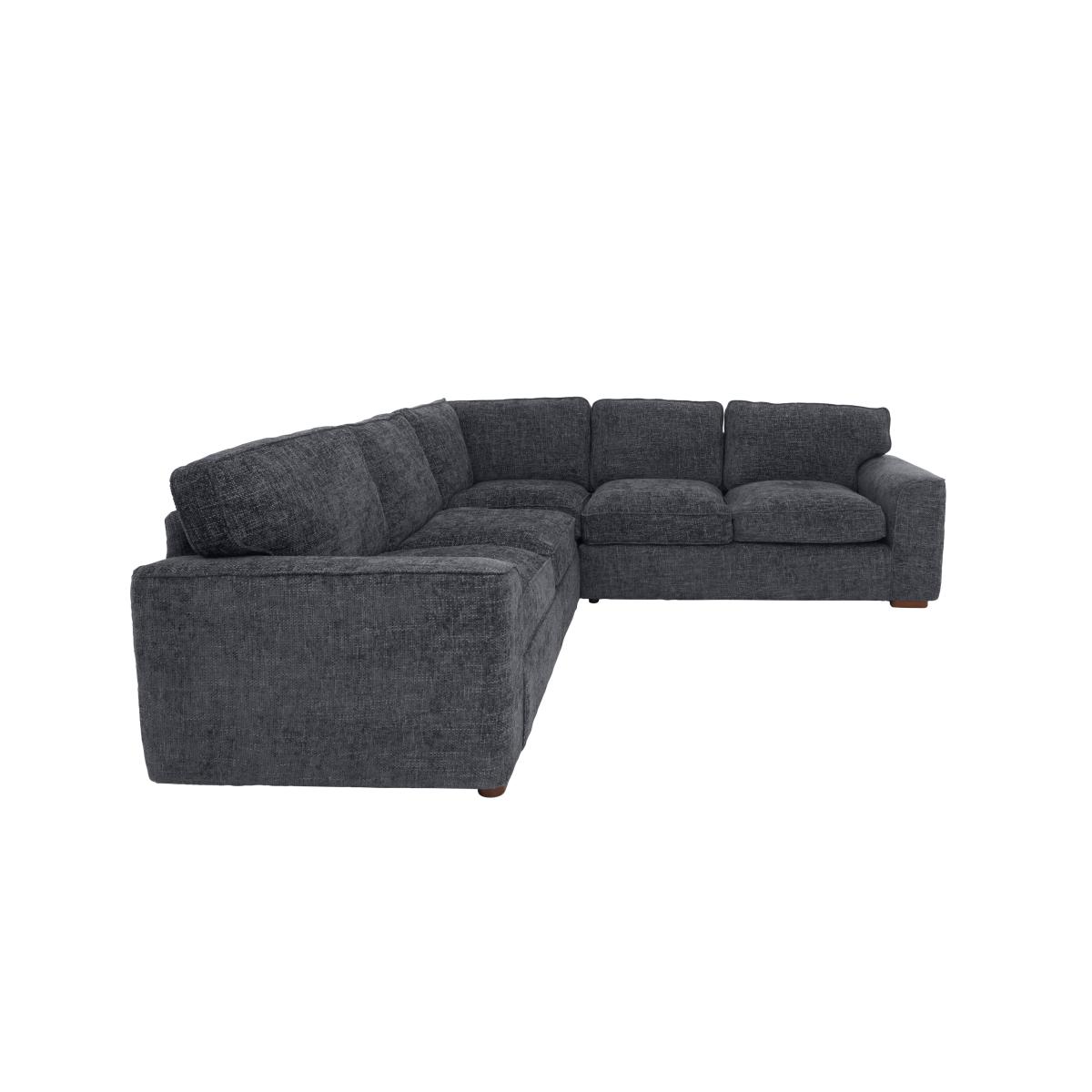 Emilia Large Fabric Corner Sofa - Beige – image 6