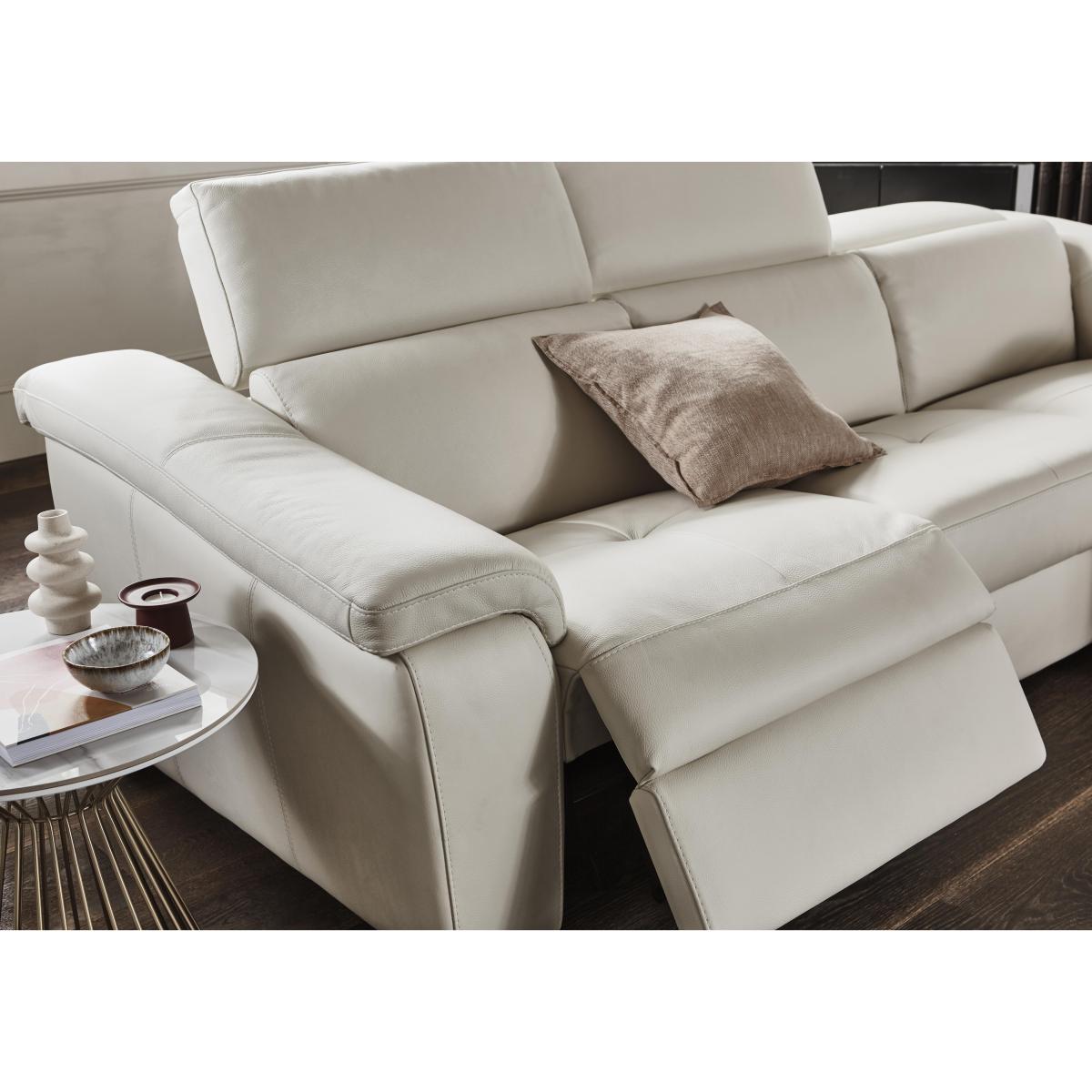 Nicoletti - Galileo Leather Chaise End Sofa - Brown – image 8