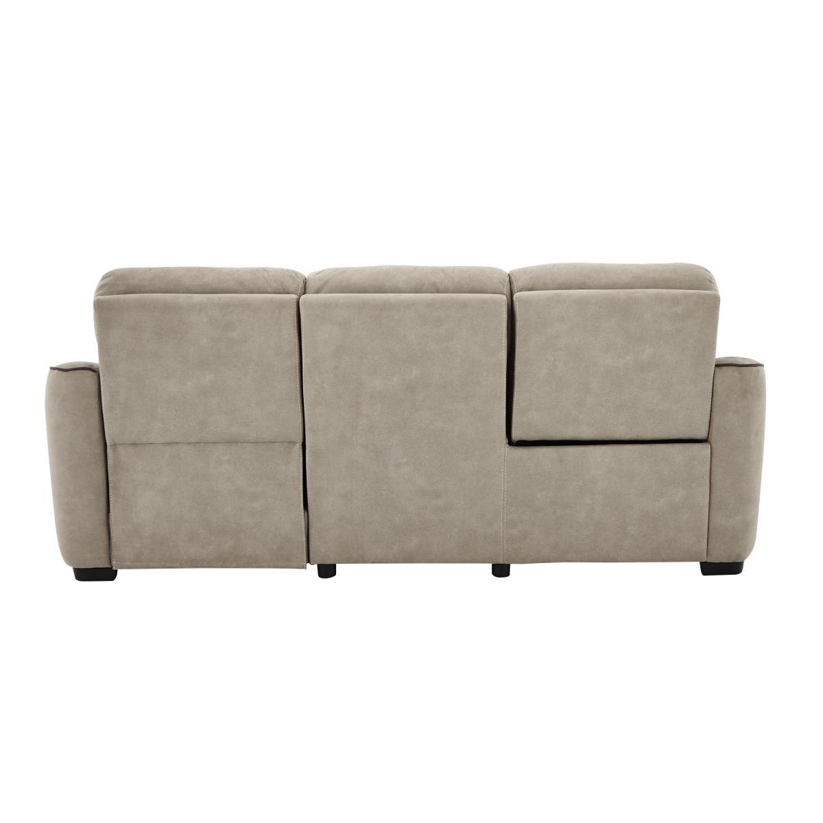 Cressida Fabric Recliner Corner Chaise - Grey – image 7