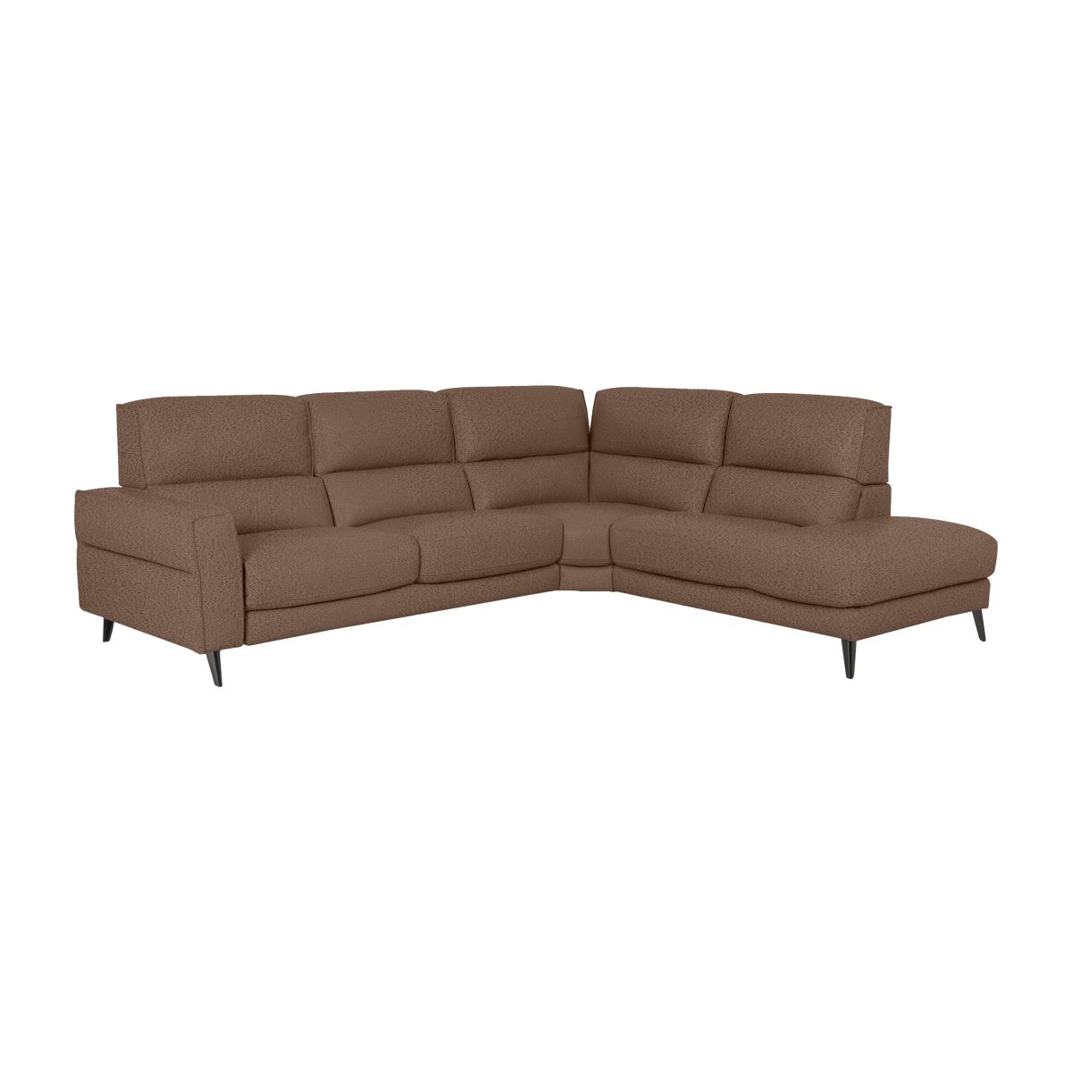 Axel Fabric Right Hand Facing Chaise End Sofa - Tobacco – image 1