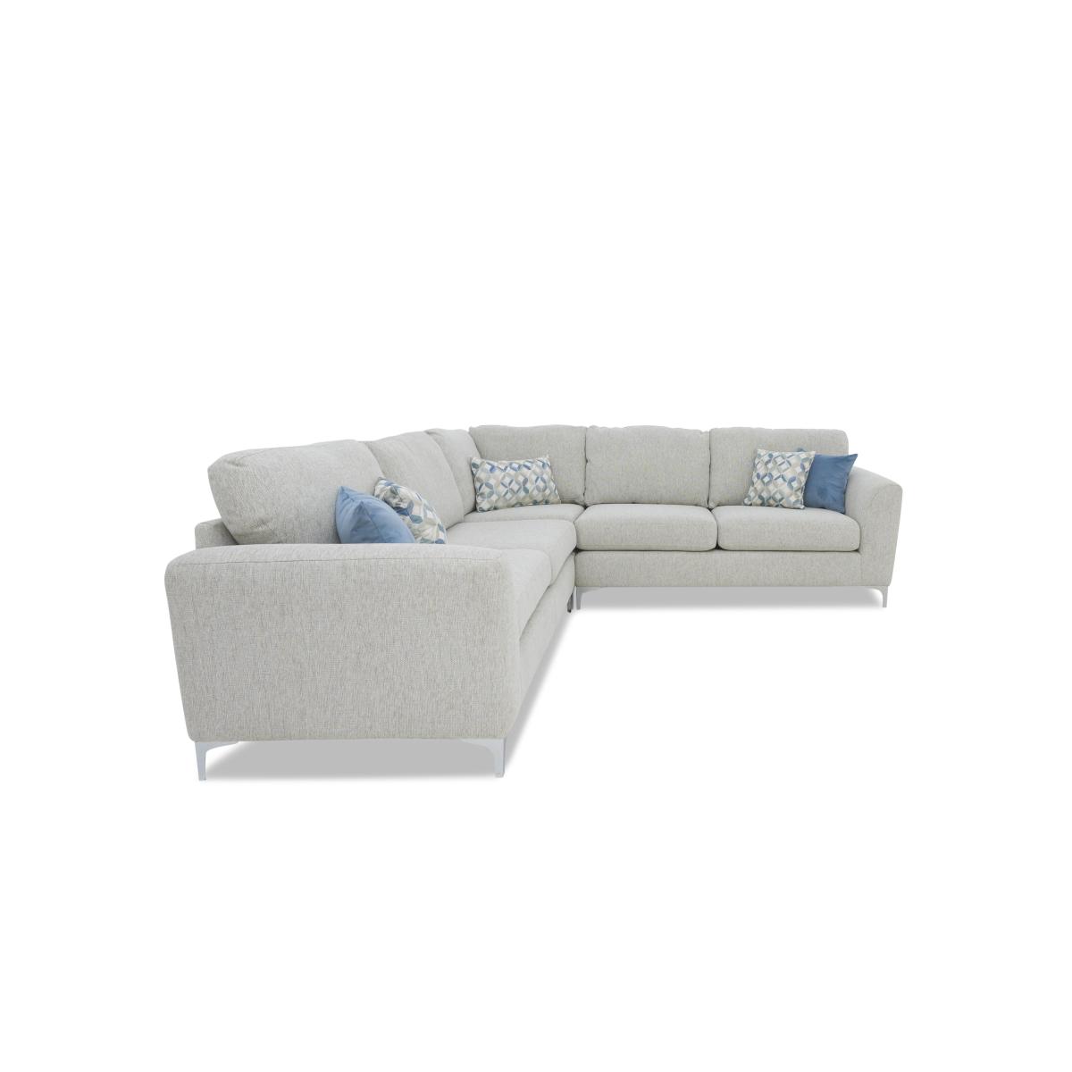 Pippa Fabric Large Corner Sofa - Eau Sea Ch Ft – image 7