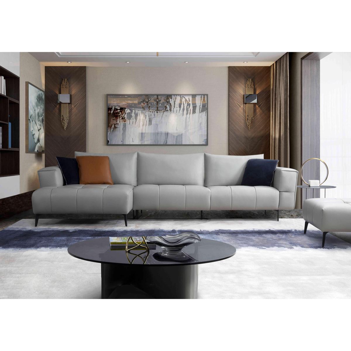 Domicil - Lawson Leather Left Hand Facing Chaise End Sofa - NN Caramel – image 2