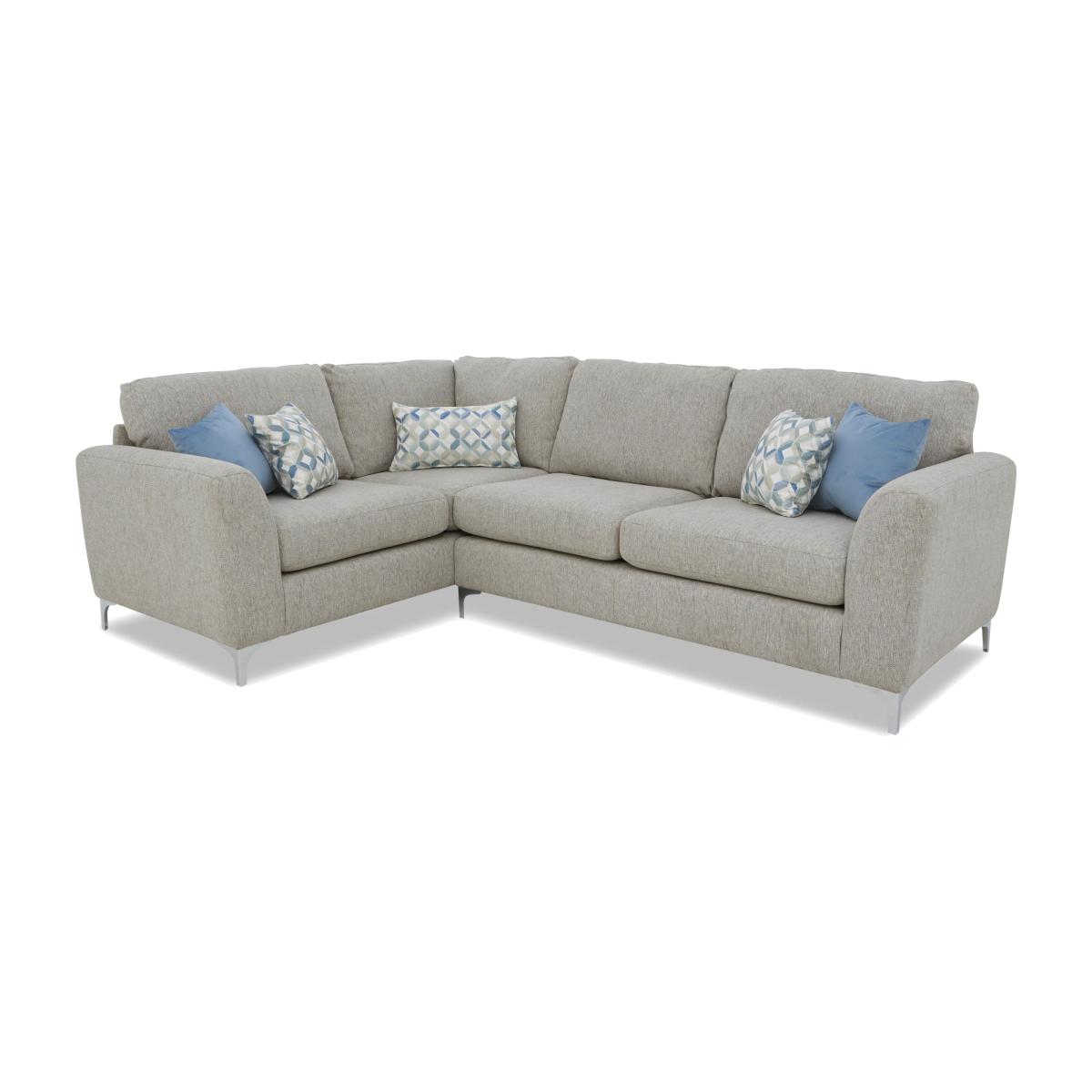 Pippa Fabric Small Left Hand Facing Corner Sofa - Dijon Sea Ch Ft – image 1