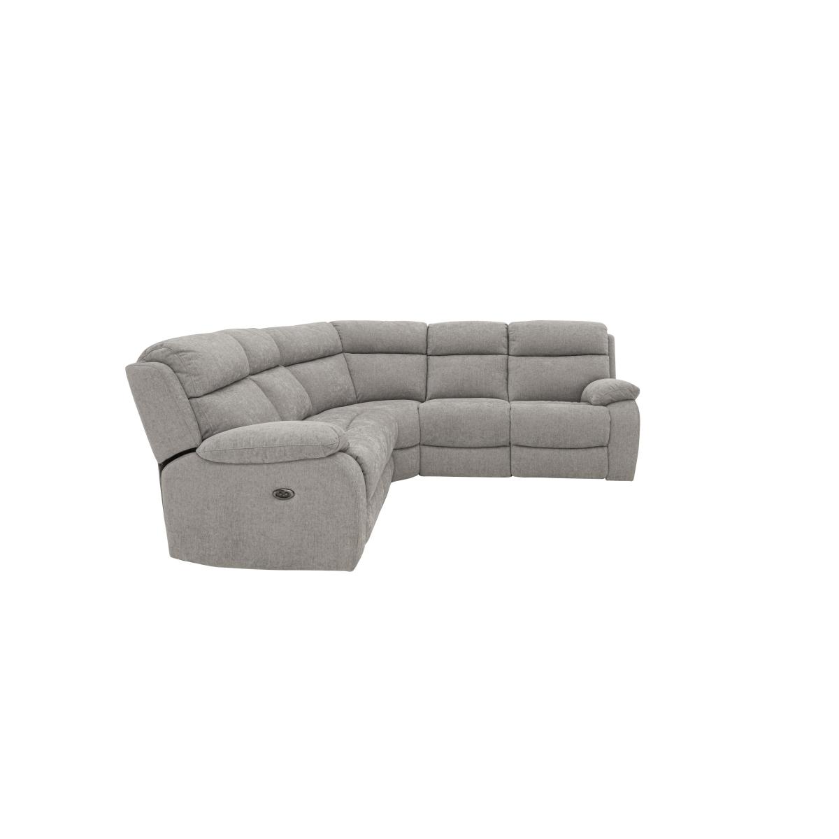 Moreno Fabric Corner Sofa - R23 Silver Grey – image 6