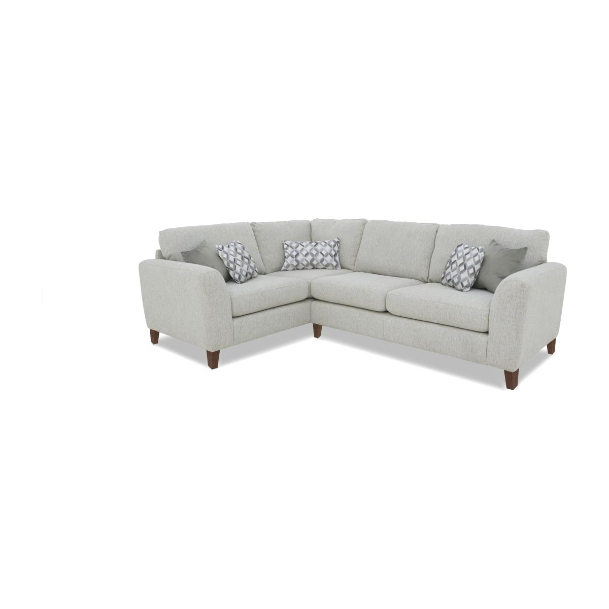 Pippa Fabric Small Left Hand Facing Corner Sofa - Ebony – image 1