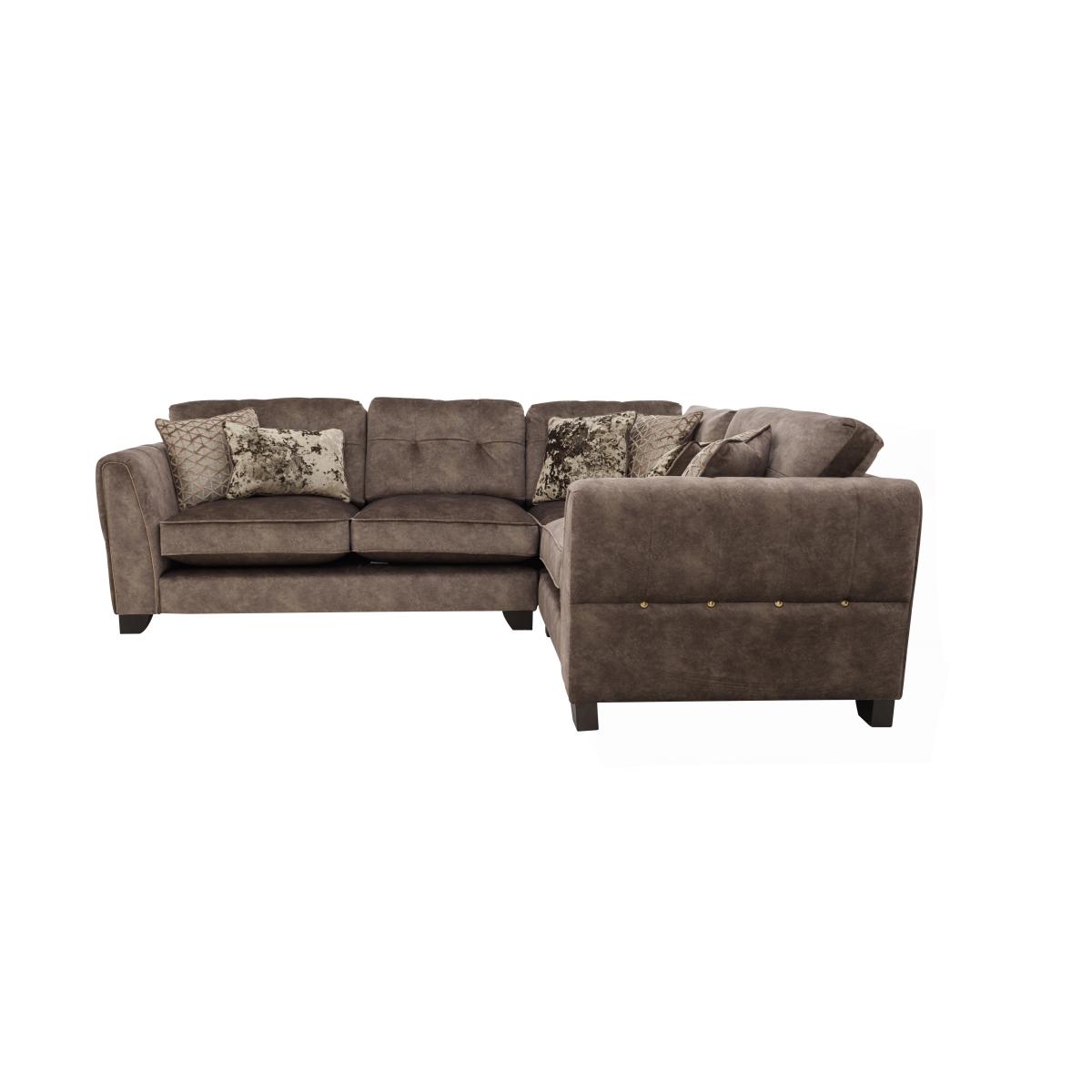 Mariah Small Fabric Classic Back Left Hand Facing Corner Sofa - Dapple Moleskin – image 6