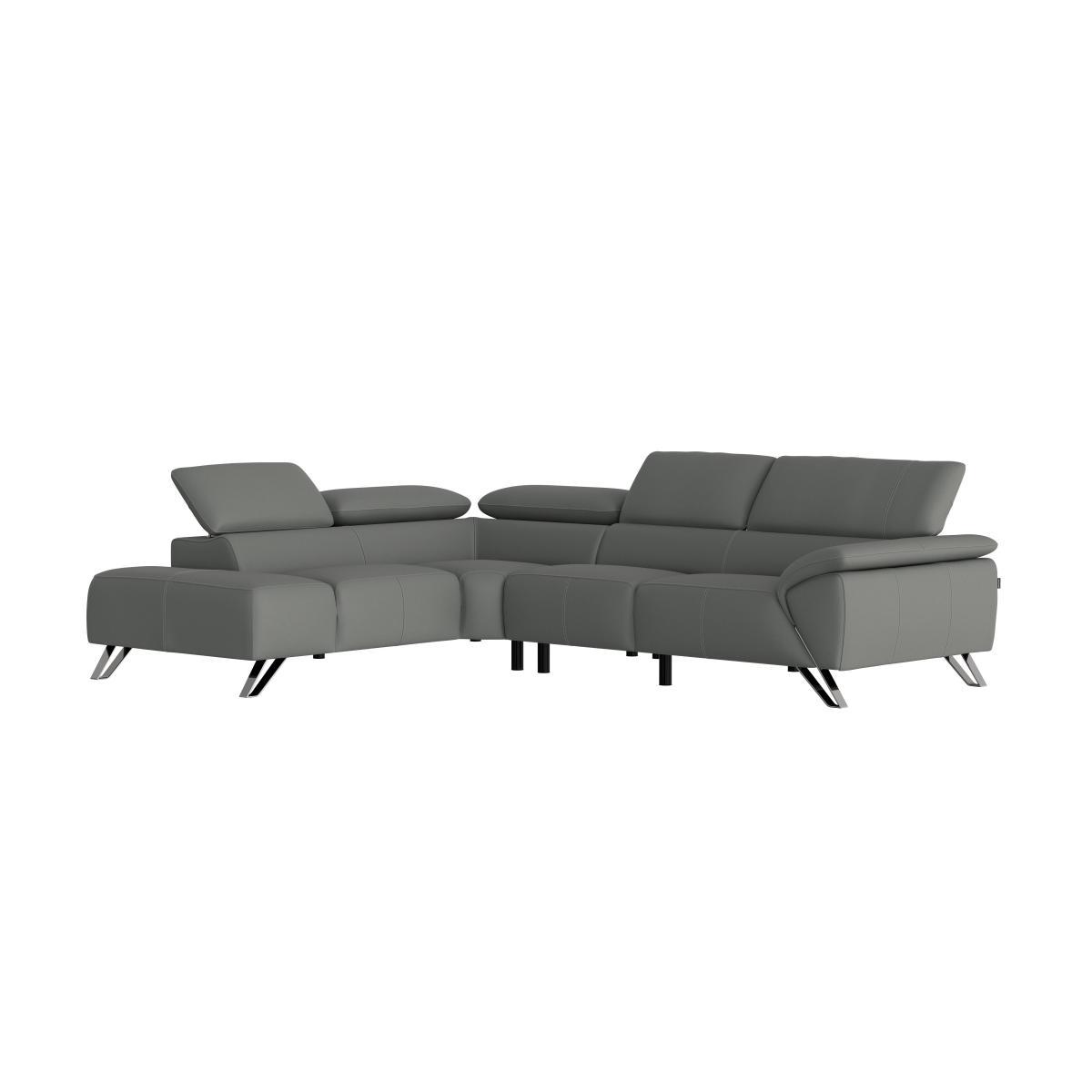 Nicoletti - Tesla Leather Chaise Sofa - White – image 2