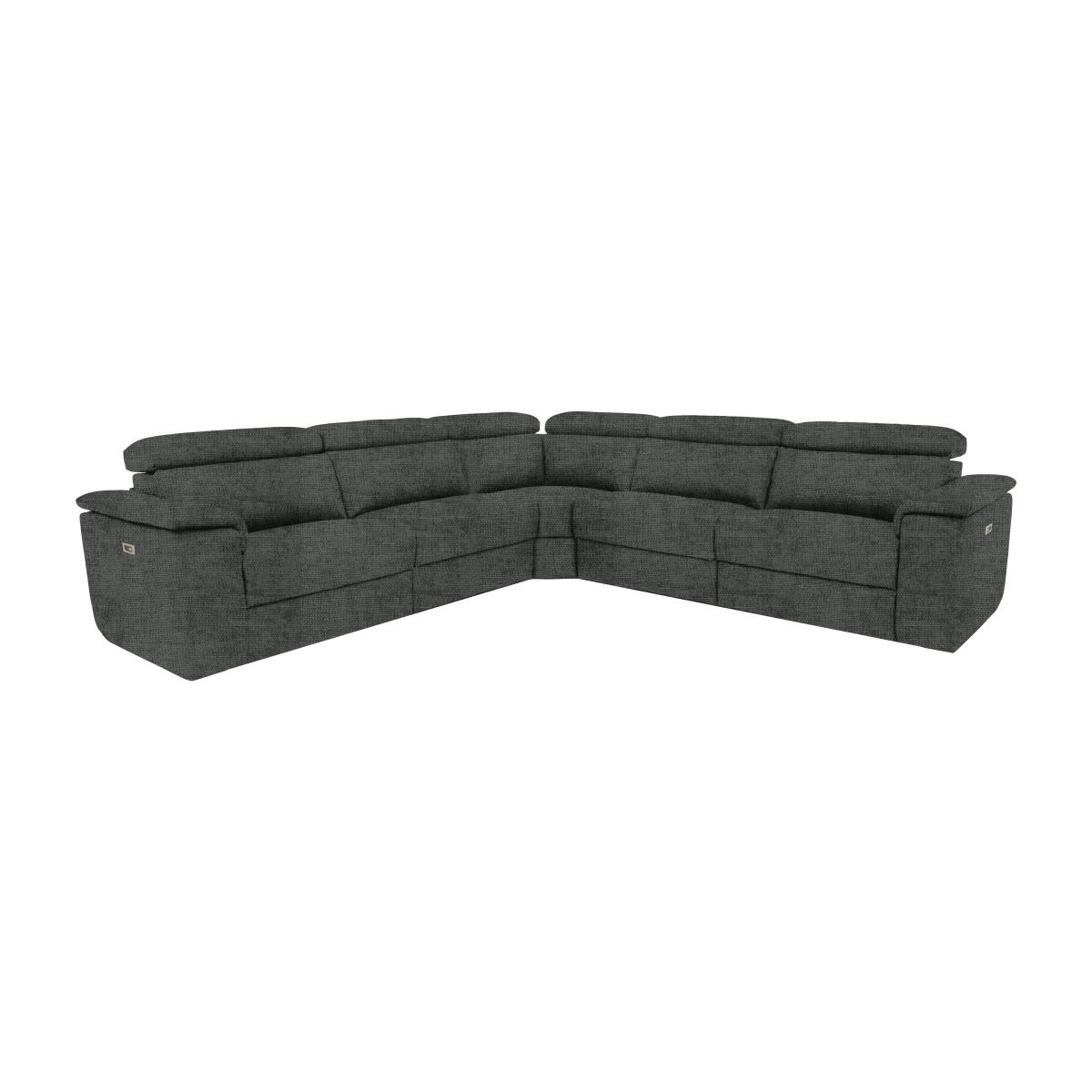 Nicoletti Italia - Davide Large Fabric Corner Power Recliner Sofa – image 1