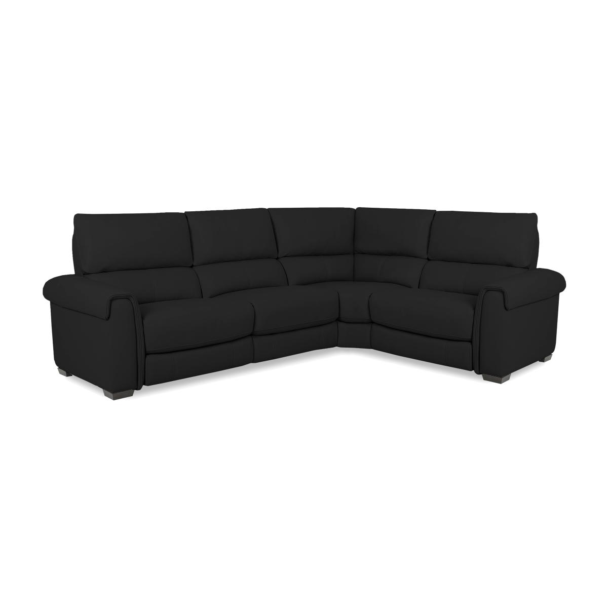 Nixon Fabric Right Hand Facing Corner Power Recliner Sofa - Panther Grey – image 1