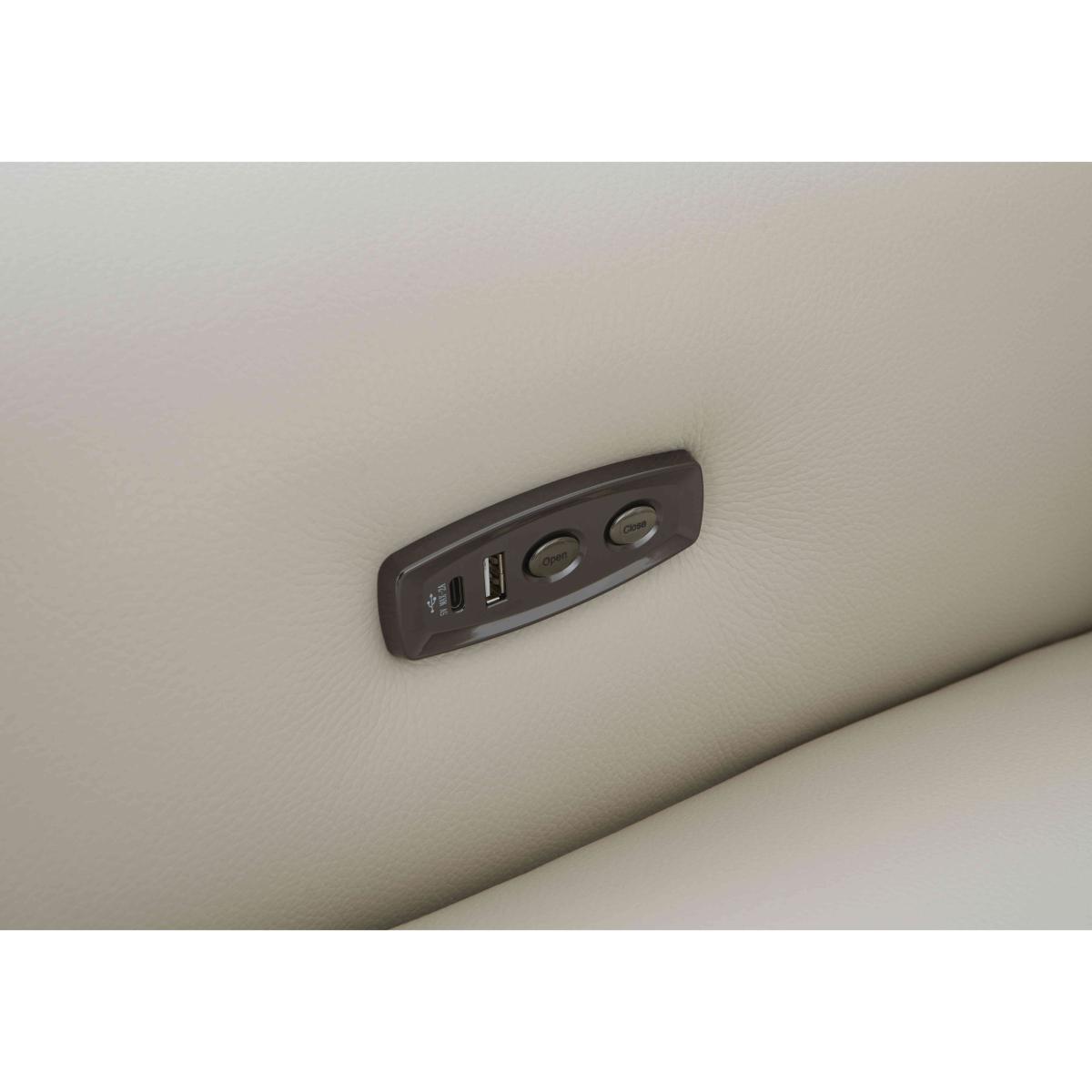 Nixon Leather Left Hand Facing Corner Sofa - Black – image 3