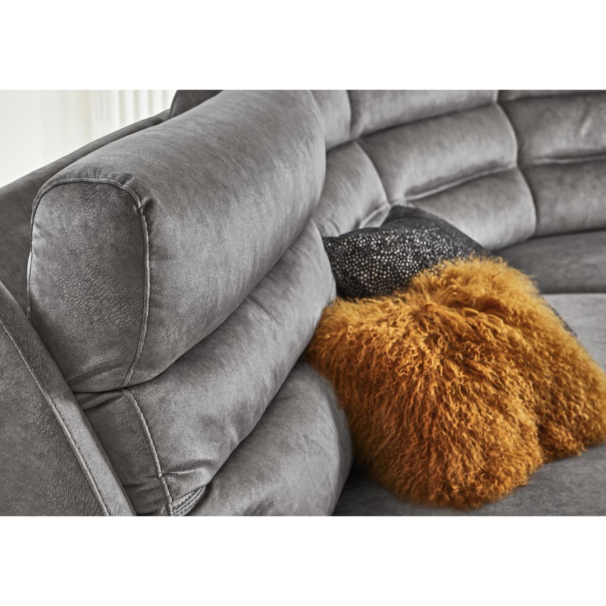 Berlin Modular Fabric Corner Sofa - Rosy Light Grey – image 6