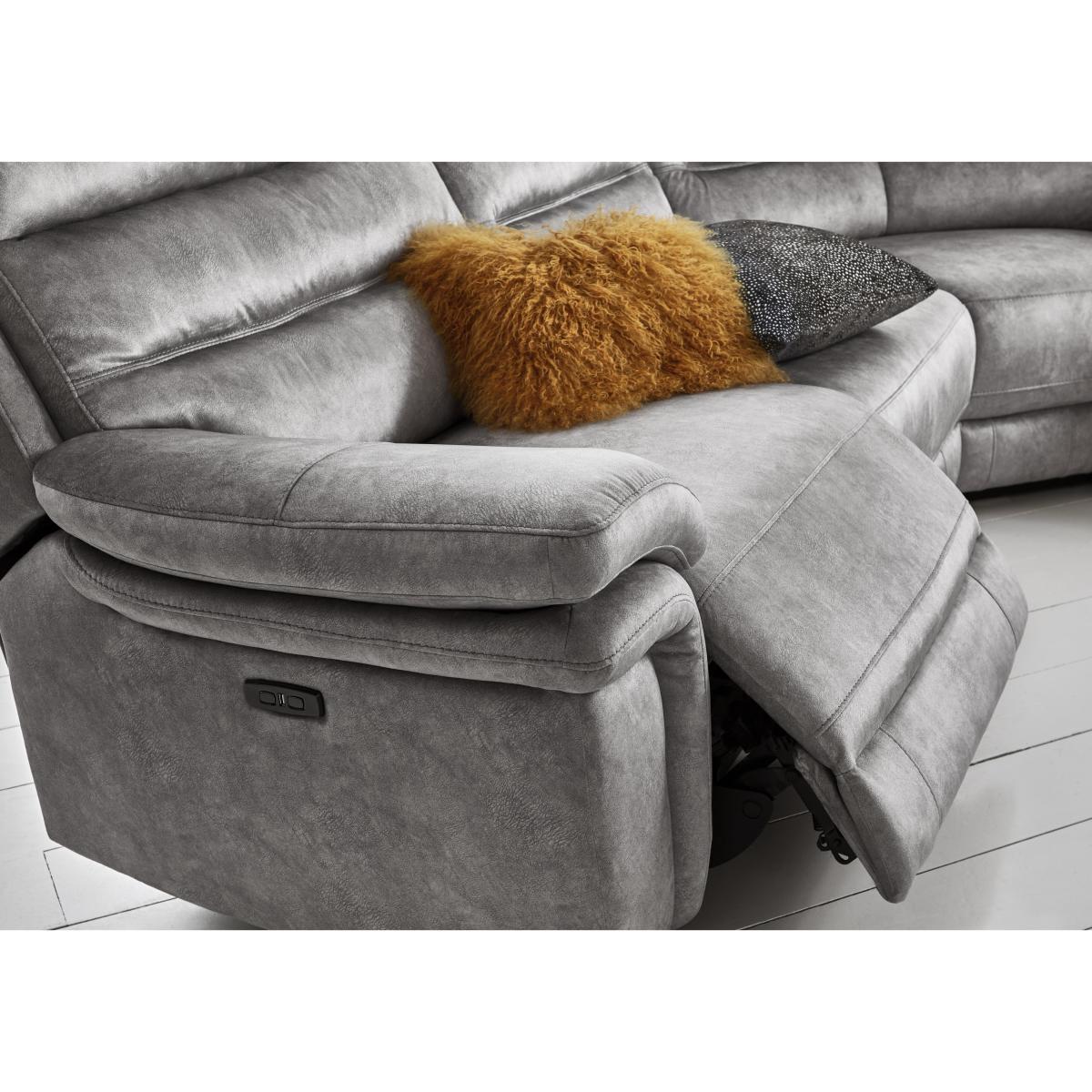Berlin Modular Fabric Corner Sofa - Rosy Light Grey – image 7