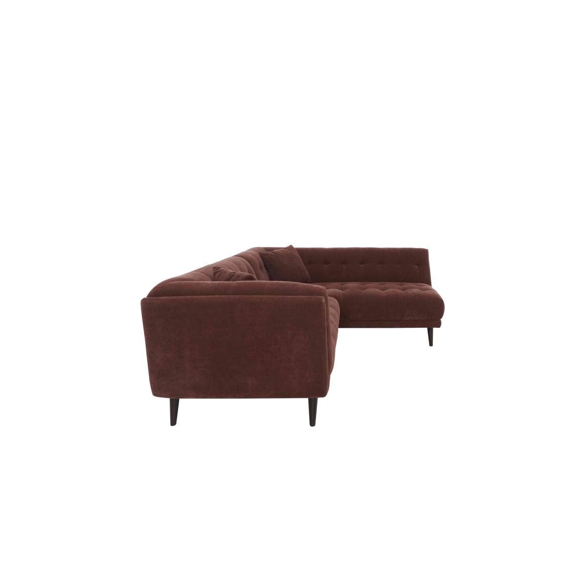 Rene Fabric Chaise End Right Hand Facing Corner Sofa - Heritage Saffron – image 6
