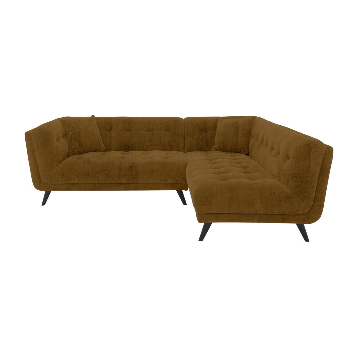 Rene Fabric Chaise End Right Hand Facing Corner Sofa - Heritage Saffron – image 1
